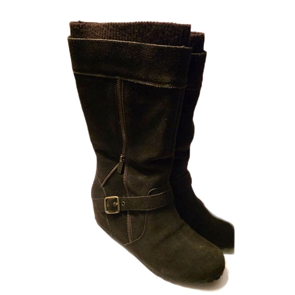 Brown Suede Women's Boots